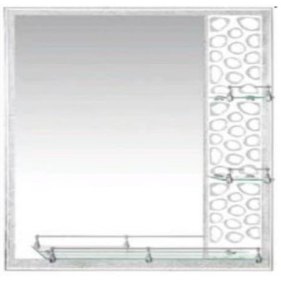 T143 50*70cm combined ordinary mirror with a storage rack
